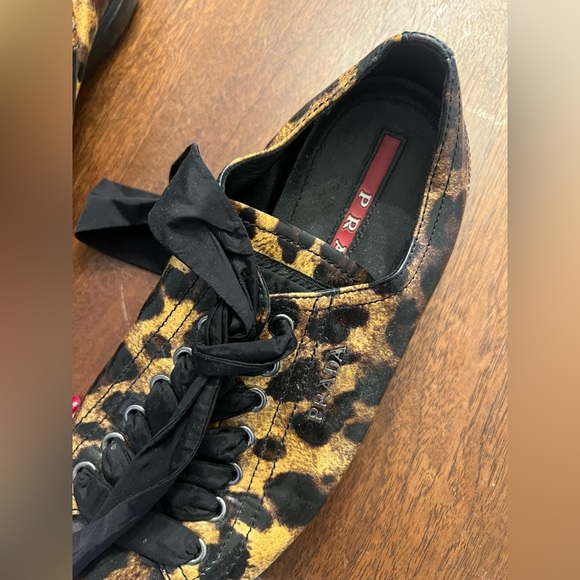Prada patent leather leopard size 36 sneakers - Picture 4 of 5